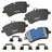 Bendix Friction SBM872 Disc Brake Pad Set - Front