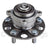 BCA WE60573 Wheel Bearing and Hub Assembly - Rear