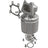 Bosal 096-1126 Catalytic Converter with Integrated Exhaust Manifold - Rear