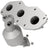 Bosal 099-2636 Catalytic Converter with Integrated Exhaust Manifold - Rear