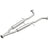 Bosal 290-087 Exhaust Resonator and Pipe Assembly - Front