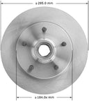 Bendix Friction PRT1921 Disc Brake Rotor and Hub Assembly - Front