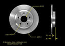 Bendix Friction PRT5461 Disc Brake Rotor - Rear