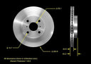 Bendix Friction PRT5476 Disc Brake Rotor - Front