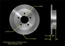 Bendix Friction PRT5496 Disc Brake Rotor - Rear