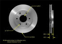 Bendix Friction PRT5507 Disc Brake Rotor - Front
