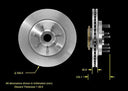 Bendix Friction PRT5520 Disc Brake Rotor and Hub Assembly - Front