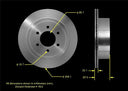 Bendix Friction PRT5521 Disc Brake Rotor - Rear