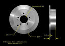 Bendix Friction PRT5534 Disc Brake Rotor - Rear