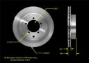 Bendix Friction PRT5570 Disc Brake Rotor - Rear
