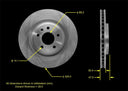 Bendix Friction PRT5842 Disc Brake Rotor - Front