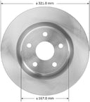 Bendix Friction PRT5865 Disc Brake Rotor - Front