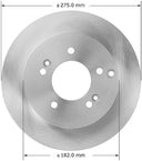 Bendix Friction PRT5868 Disc Brake Rotor - Rear