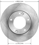Bendix Friction PRT5895 Disc Brake Rotor - Front