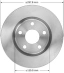 Bendix Friction PRT5904 Disc Brake Rotor - Front