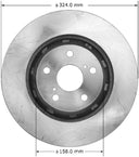 Bendix Friction PRT5912 Disc Brake Rotor - Front