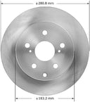 Bendix Friction PRT5922 Disc Brake Rotor - Rear