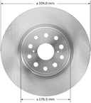 Bendix Friction PRT5929 Disc Brake Rotor - Front