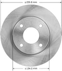 Bendix Friction PRT5983 Disc Brake Rotor - Front