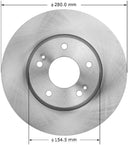 Bendix Friction PRT5991 Disc Brake Rotor - Front