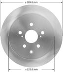 Bendix Friction PRT6001 Disc Brake Rotor - Rear