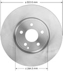 Bendix Friction PRT6003 Disc Brake Rotor - Front