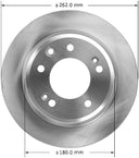 Bendix Friction PRT6019 Disc Brake Rotor - Rear