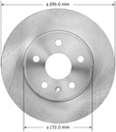 Bendix Friction PRT6033 Disc Brake Rotor - Front