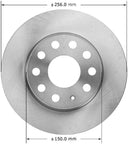 Bendix Friction PRT6058 Disc Brake Rotor - Rear