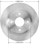 Bendix Friction PRT6061 Disc Brake Rotor - Front