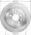 Bendix Friction PRT6084 Disc Brake Rotor - Rear