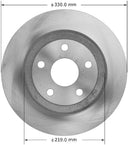 Bendix Friction PRT6103 Disc Brake Rotor - Rear