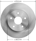 Bendix Friction PRT6118 Disc Brake Rotor - Rear