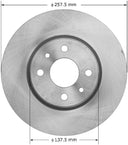Bendix Friction PRT6122 Disc Brake Rotor - Front