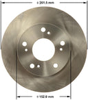 Bendix Friction PRT6145 Disc Brake Rotor - Front