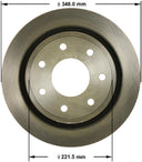 Bendix Friction PRT6178 Disc Brake Rotor - Rear
