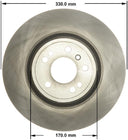 Bendix Friction PRT6189 Disc Brake Rotor - Front