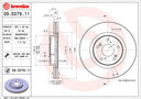 Brembo 09.D279.11 Disc Brake Rotor - Front