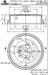 Brembo 14.5816.10 Brake Drum - Rear
