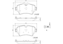 Brembo P06092N Disc Brake Pad Set - Front