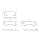 Brembo P10089N Disc Brake Pad Set - Front