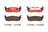 Brembo P24083N Disc Brake Pad Set - Rear