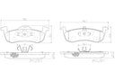Brembo P24212N Disc Brake Pad Set - Rear