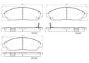 Brembo P28105N Disc Brake Pad Set - Front