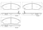 Brembo P28105N Disc Brake Pad Set - Front