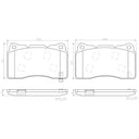 Brembo P28106N Disc Brake Pad Set - Front