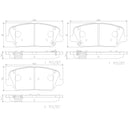 Brembo P30128N Disc Brake Pad Set - Front