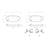 Brembo P37030N Disc Brake Pad Set - Rear