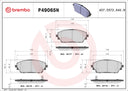 Brembo P49065N Disc Brake Pad Set - Front