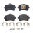 Brembo P50132 Disc Brake Pad Set - Rear